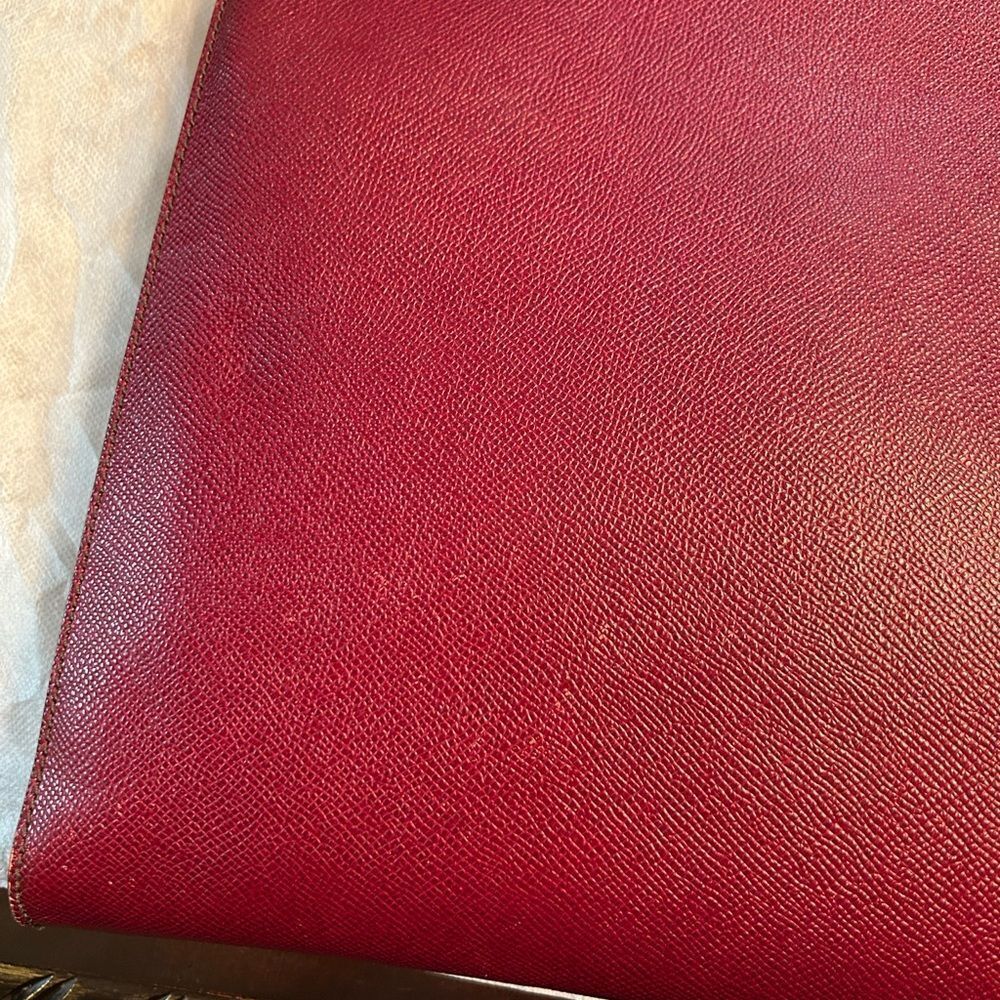 Authentic Dolce & Gabbana Sicily Burgundy Leather Tote - Picture 14 of 16